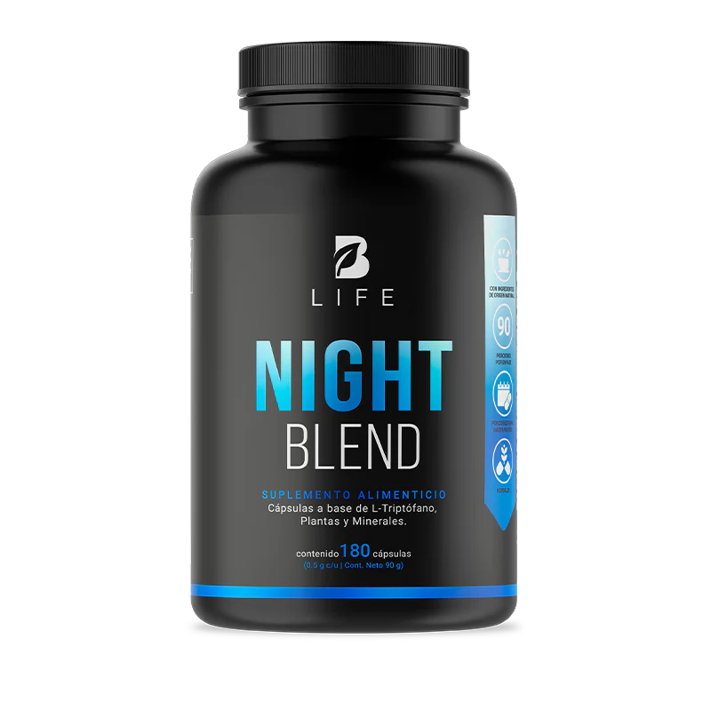 Night Blend | Mezcla de Gaba, Reishi y Otros 180 capsulas