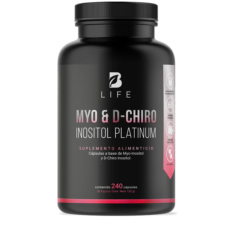 Myo y D-Chiro Inositol Platinum Mezcla de Ratio 40:1 240 capsulas