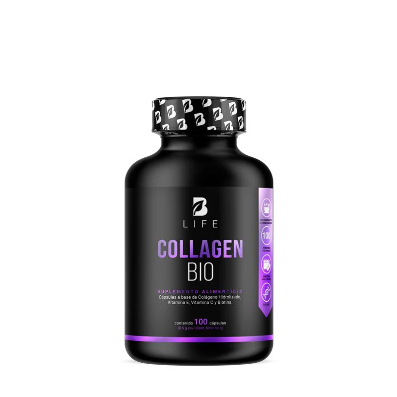 Collagen Bio | Colágeno Hidrolizado + Biotina 100 capsulas