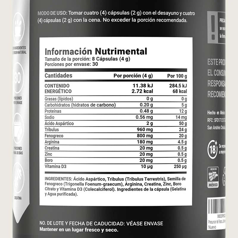Mens T Platinum | Fórmula Platinum para Hombre