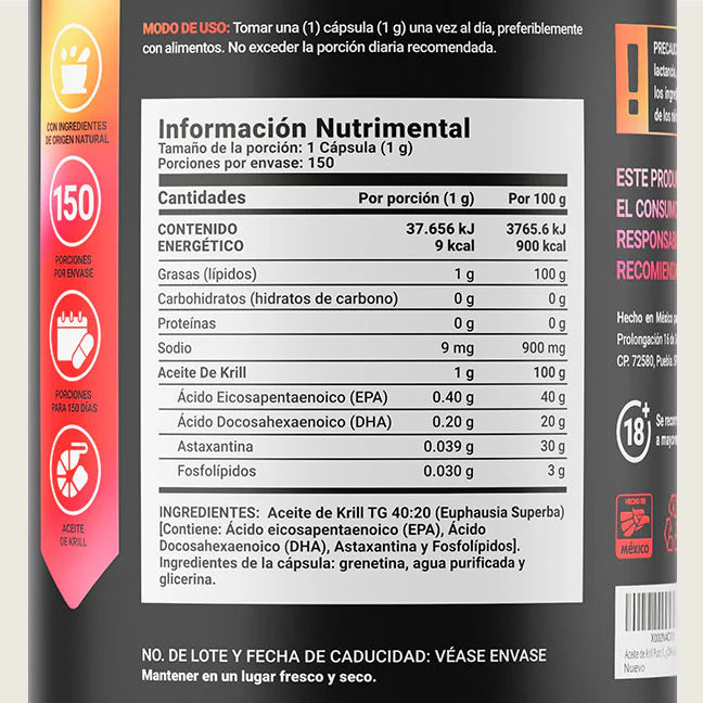 Icelandic Krill Oil | Aceite de Krill 150 capsulas