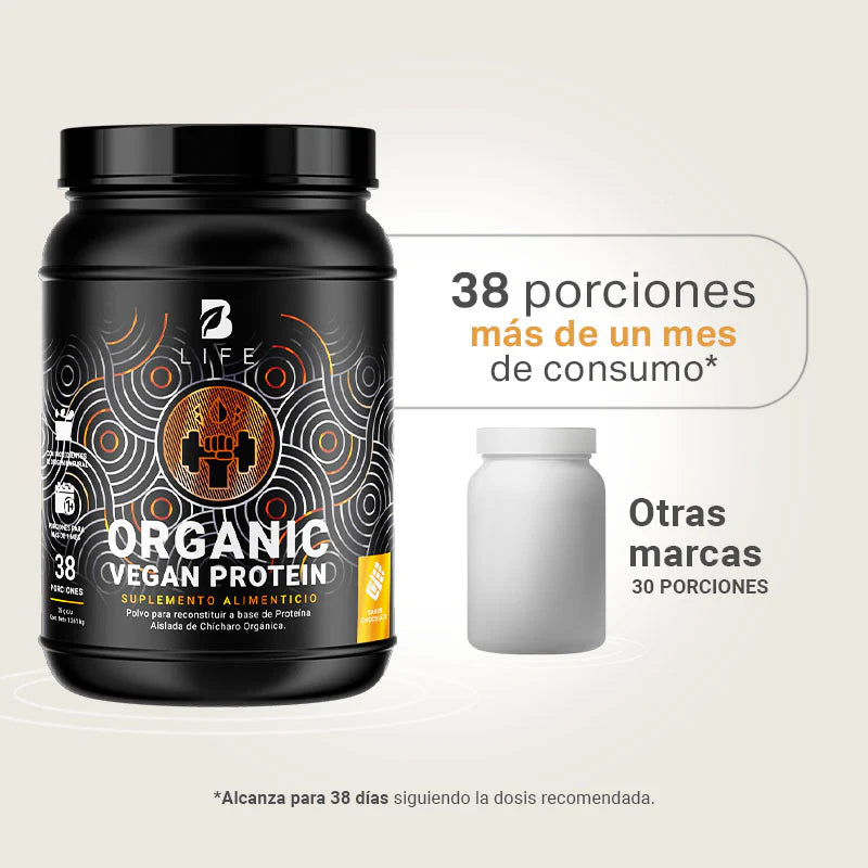 Organic Vegan Protein Chocolate | Proteína Orgánica Vegana Sabor Chocolate