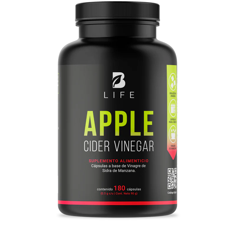 APPLE CIDER VINEGAR/ VINAGRE DE SIDRA DE MANZANA 180 CAPS.