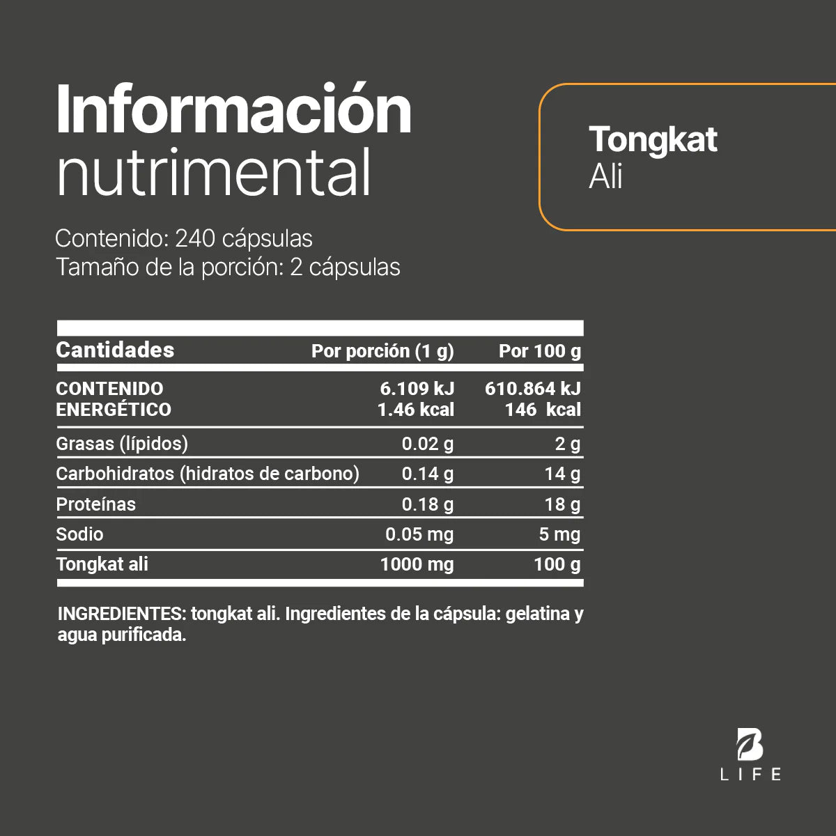 Complemento para Rendimiento Masculino 240 capsulas