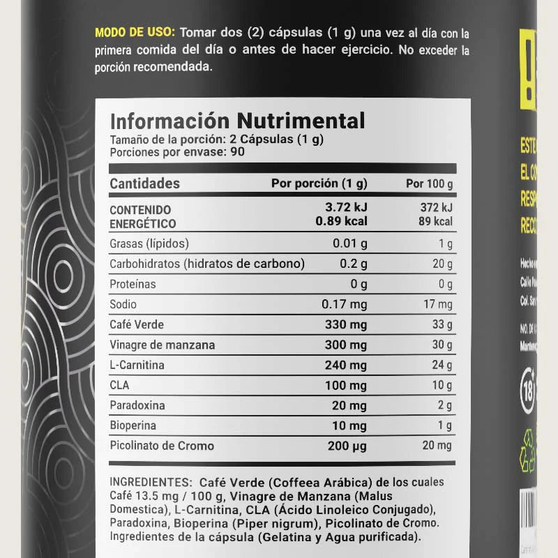 Carnitine Blend | Fórmula a base de Carnitina 180 capsulas