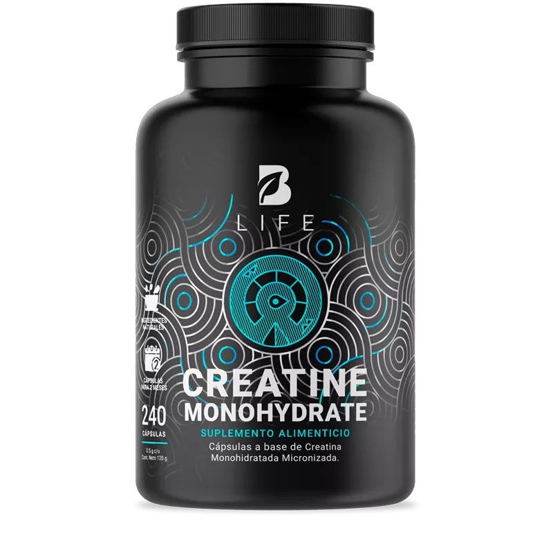 Creatine Monohydrate Caps | Creatina Monohidratada 240 capsulas