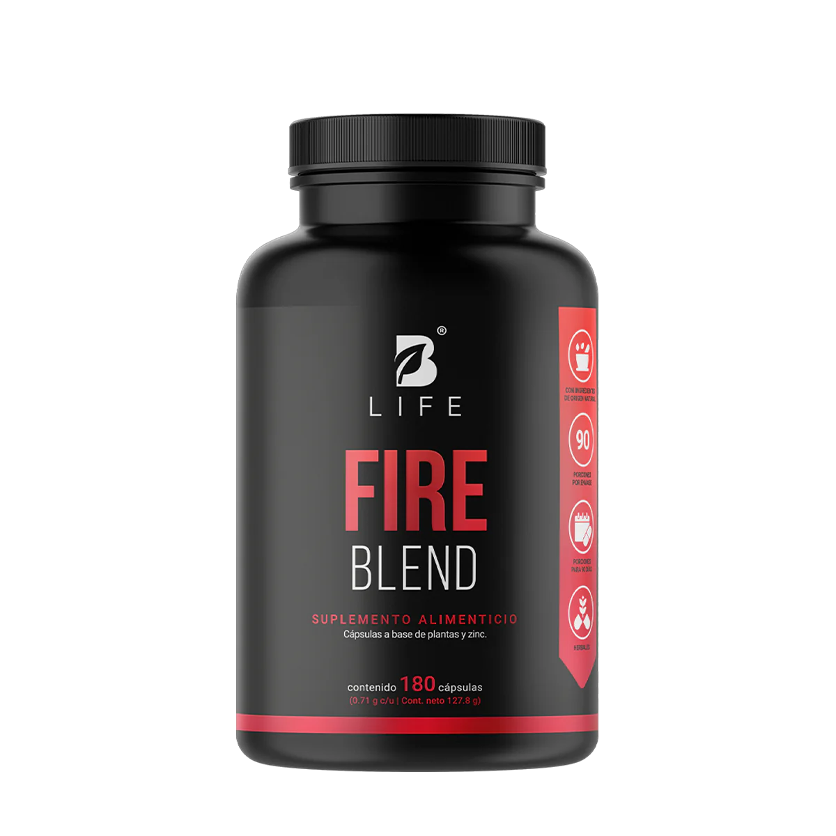 Mezcla de Maca, Fenogreco, Damiana, Tribulus y Zinc 180 capsulas