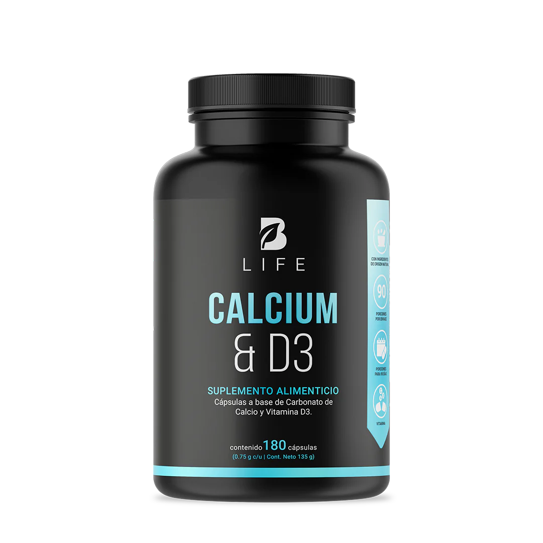 Calcium & D3 | Calcio y Vitamina D3 180 capsulas