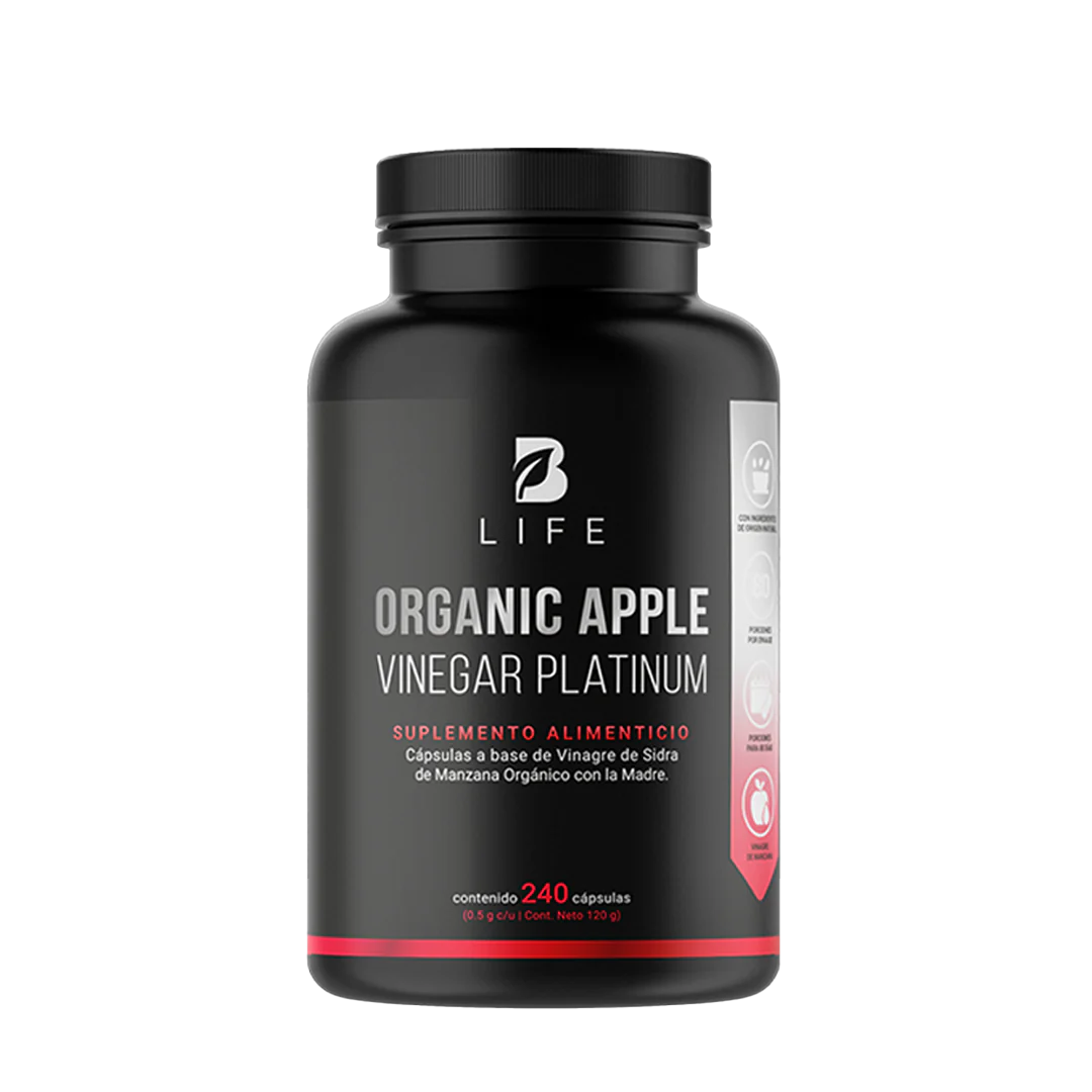 Organic Apple Vinegar Platinum | Vinagre de Manzana Orgánico Platinum 240 capsulas