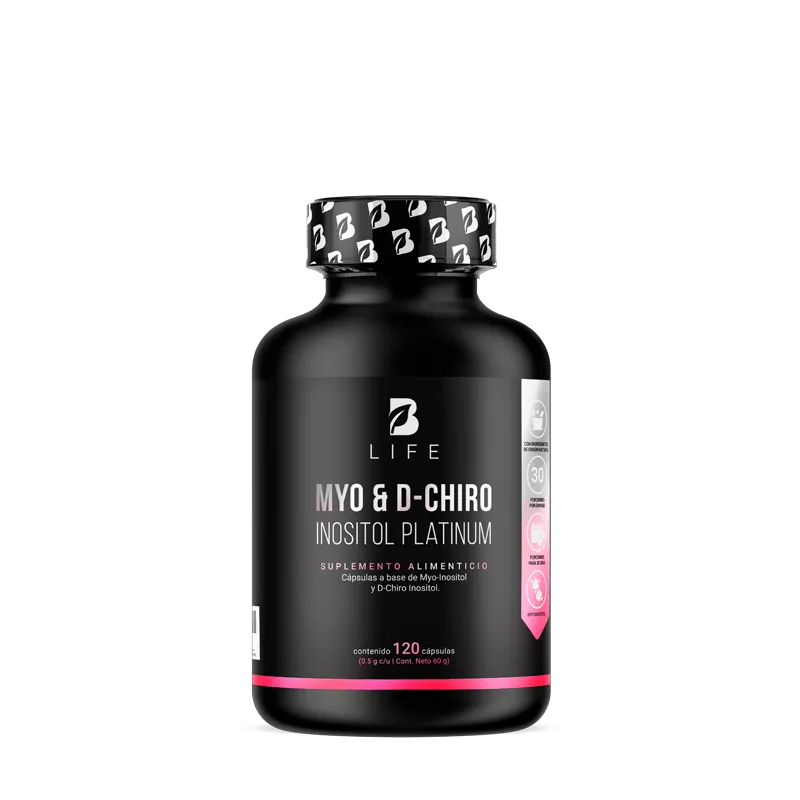 Myo y D-Chiro Inositol Platinum Mezcla de Ratio 40:1 240 capsulas