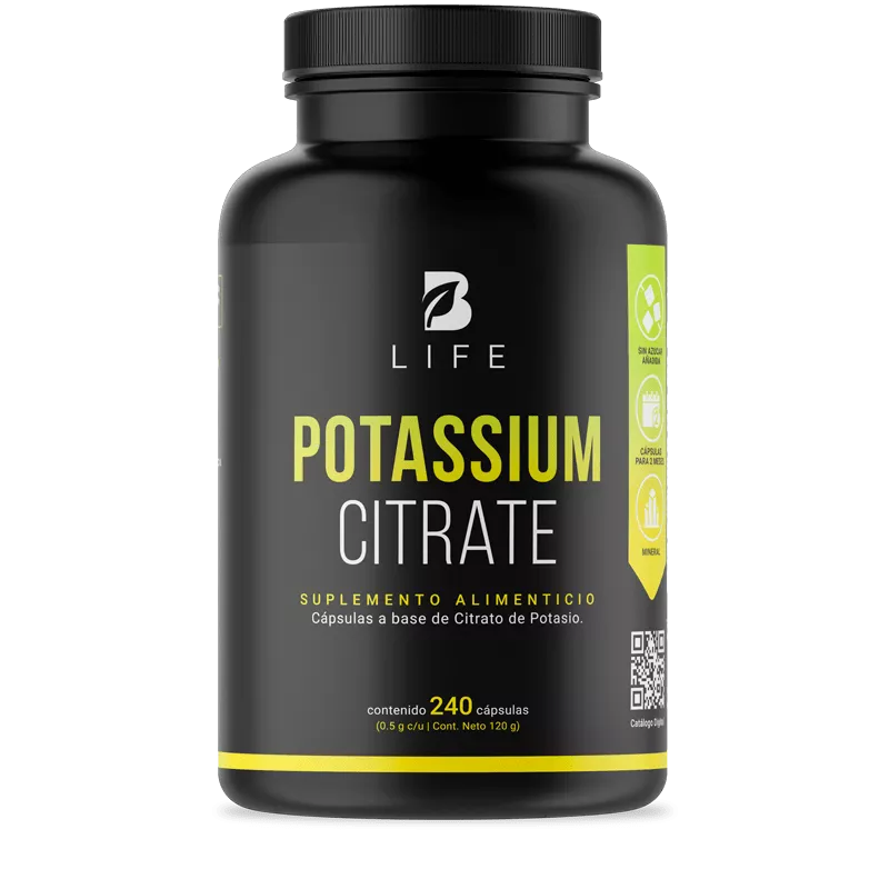 Citrato de Potasio 240 capsulas