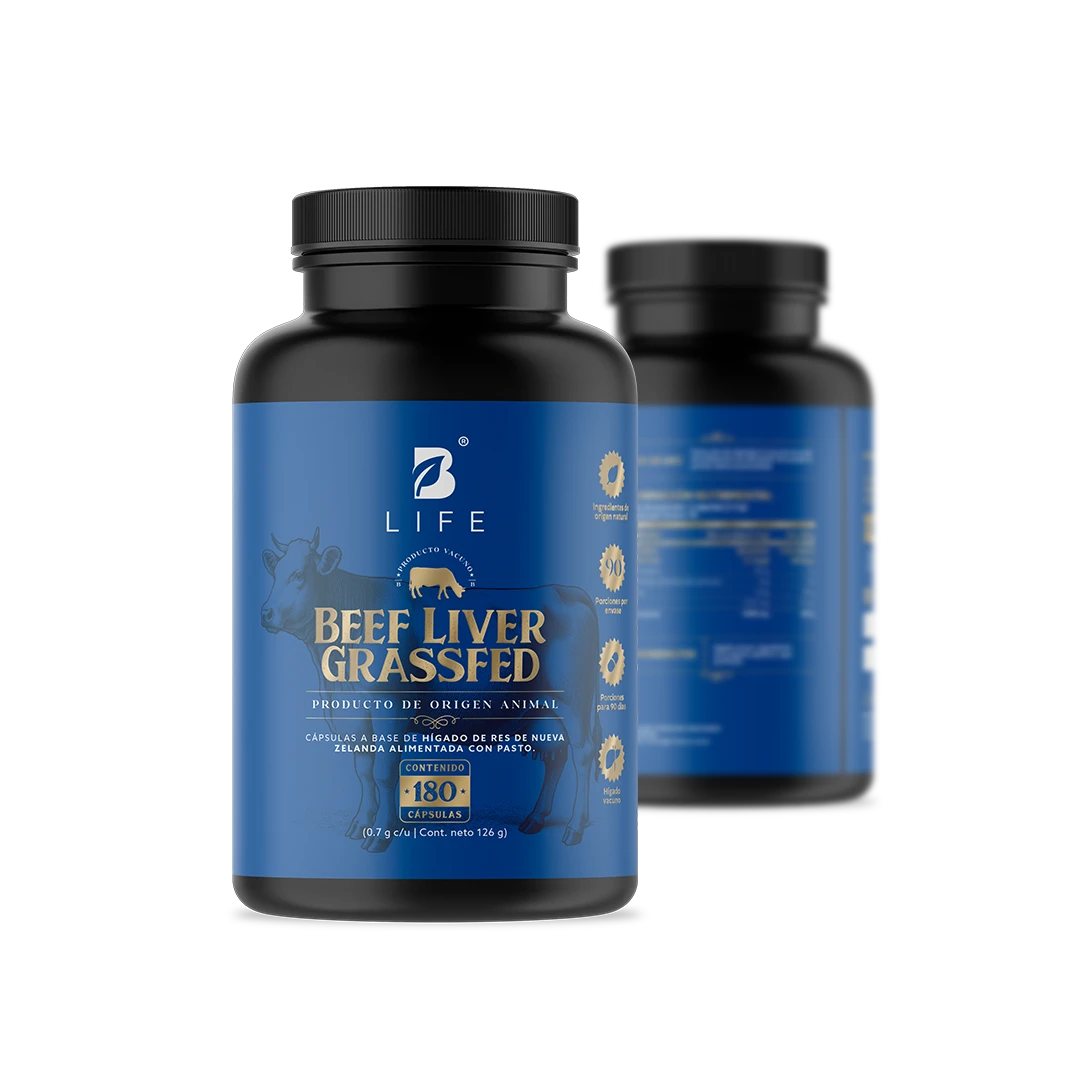 Beef Liver Grassfed | Hígado vacuno 180 CAPSULAS
