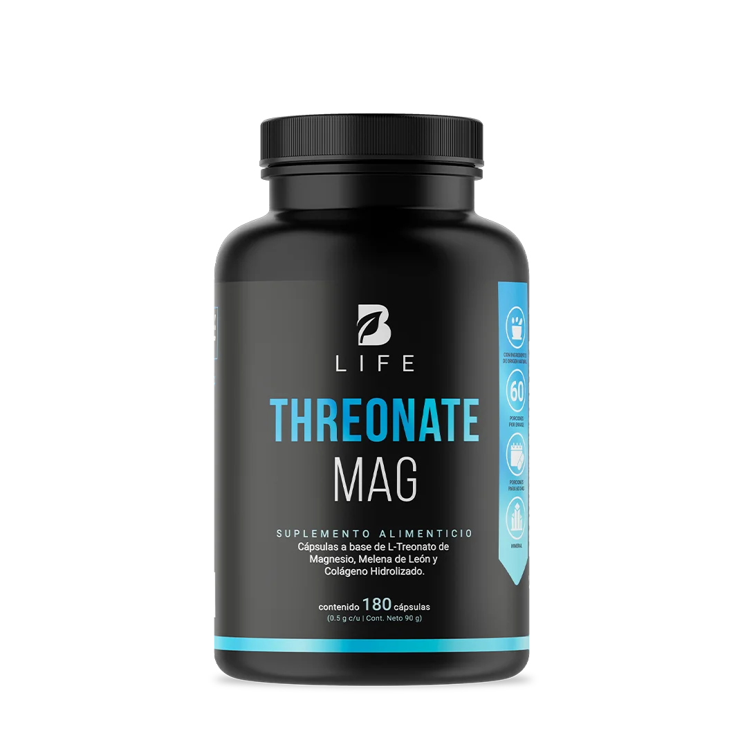 Threonate Mag | L-Treonato de Magnesio 180 Cápsulas