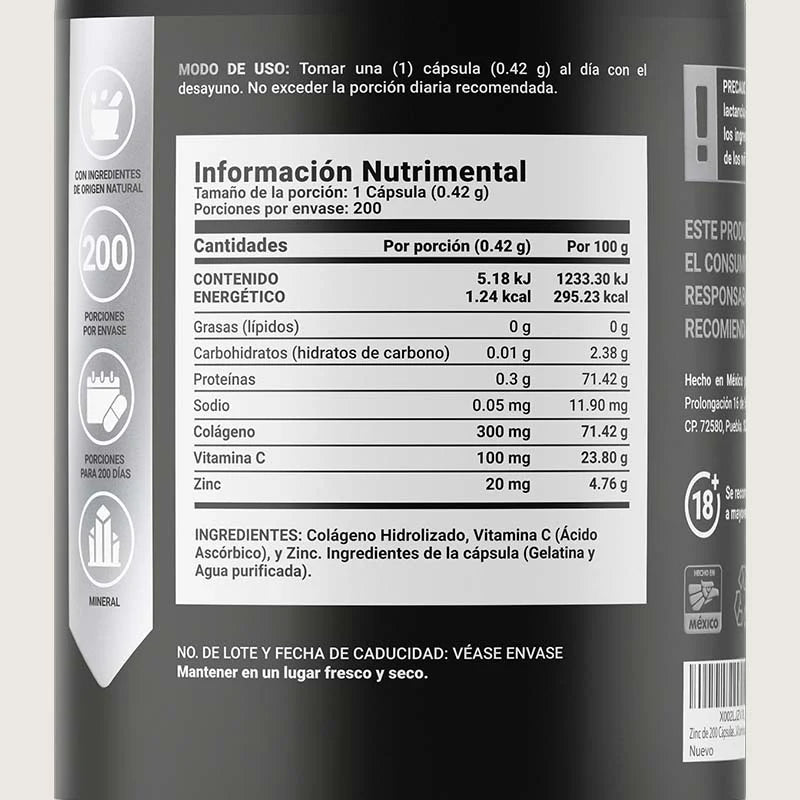 Z Blend | Zinc 200 capsulas