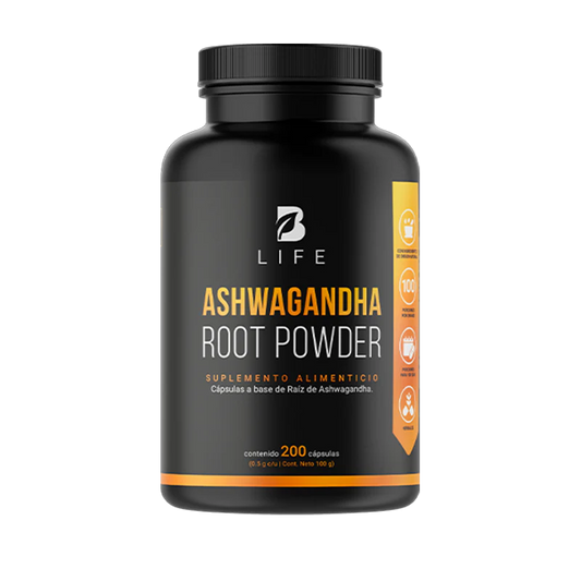Ashwagandha Root Powder | Raíz de Ashwagandha 200 capsulas
