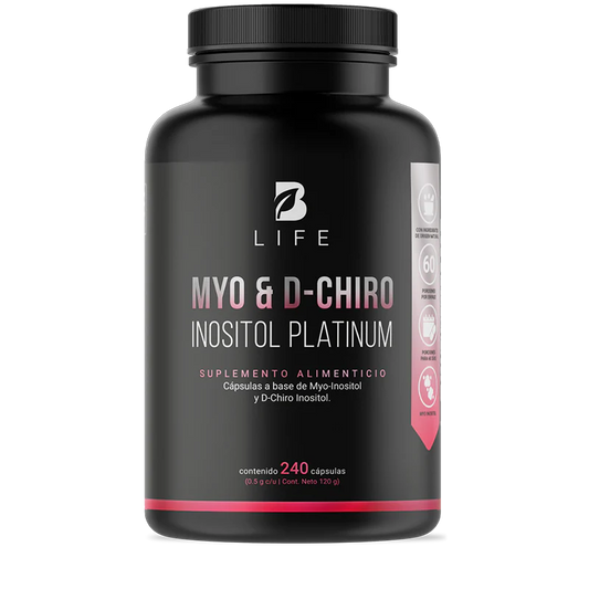 Myo y D-Chiro Inositol Platinum Mezcla de Ratio 40:1 240 capsulas