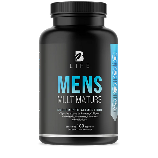 Mens Multi Matur3 | Multivitamínico para Hombre +40 180 capsulas
