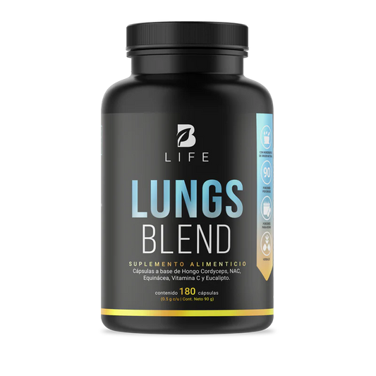 Lungs Blend | Fórmula a base de NAC y Equinácea 180 capsulas