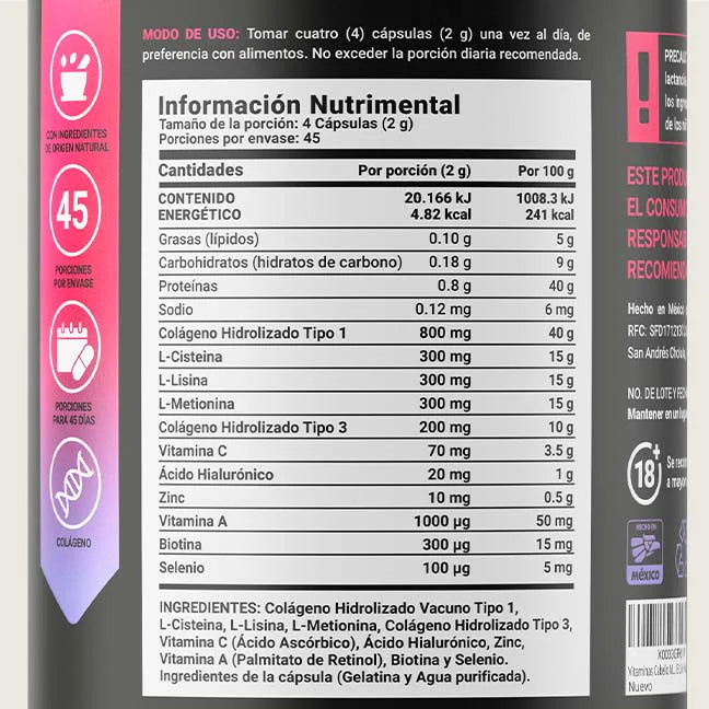 Womens HR | Multivitamínico Capilar para Mujer 90 capsulas