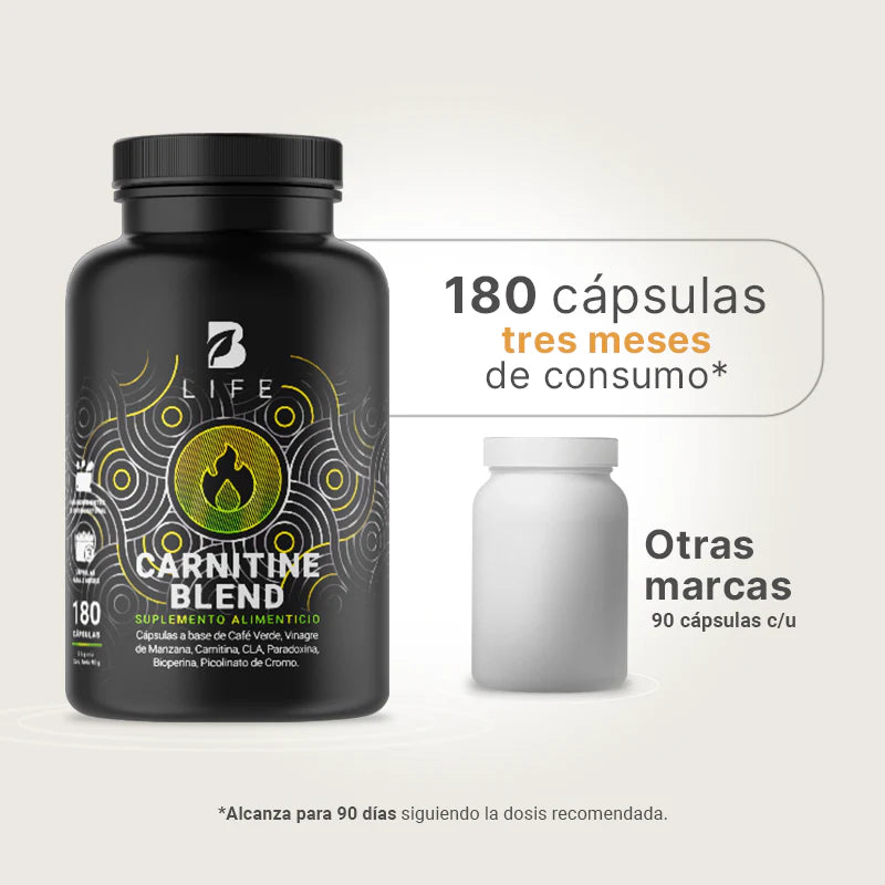 Carnitine Blend | Fórmula a base de Carnitina 180 capsulas