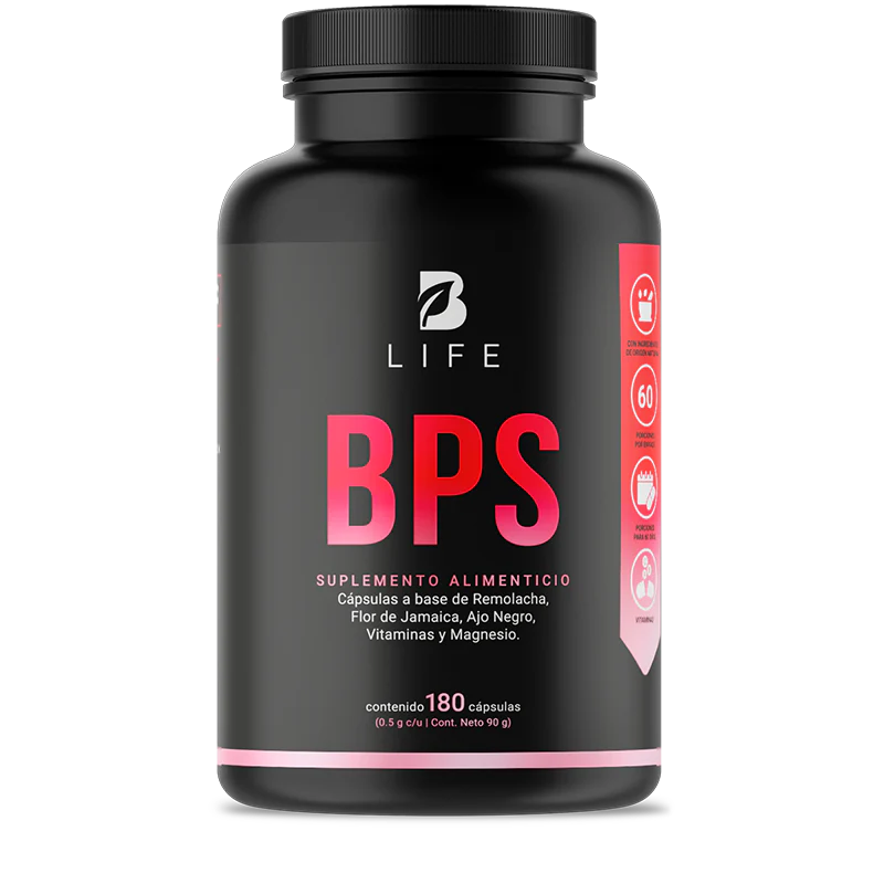 BPS | Mezcla de Remolacha, Vitamina B y Magnesio 180 capsulas