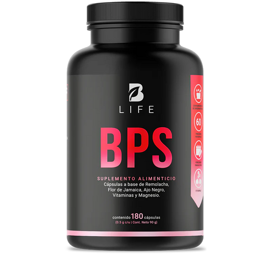 BPS | Mezcla de Remolacha, Vitamina B y Magnesio 180 capsulas