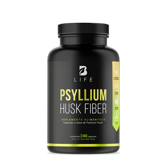 Psyllium Husk Fiber | Fibra de Cáscara de Psyllium 240 capsulas