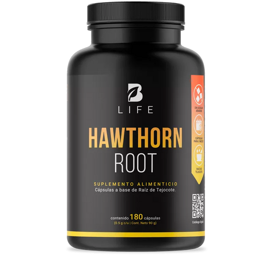 Hawthorn Root | Raíz de Tejocote 180 capsulas