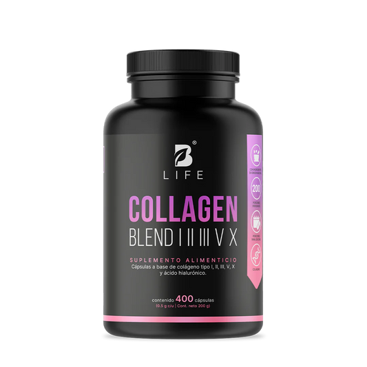 Colágeno Hidrolizado Tipo I, II, III, V y X 180 capsulas