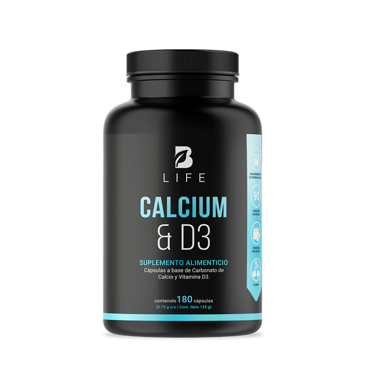 Calcium & D3 | Calcio y Vitamina D3 180 capsulas