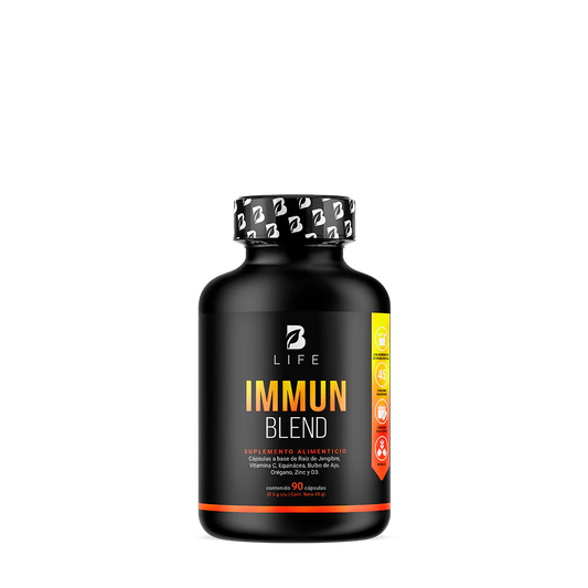 Immun Blend | Multivitamínico de Vitamina C + Jengibre 90 capsulas
