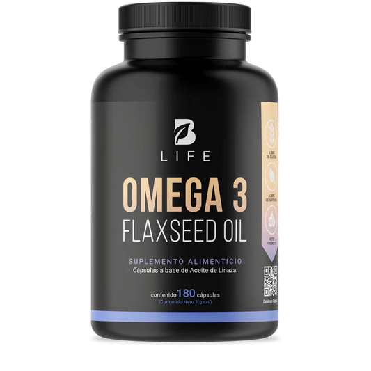 Omega 3 Flaxseed-Oil | Omega 3 Aceite de Linaza 180 CAPSULAS.