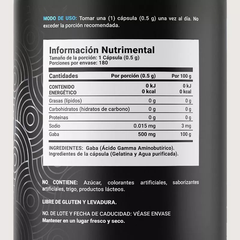 Pure Gaba | Gaba Pura 180 capsulas