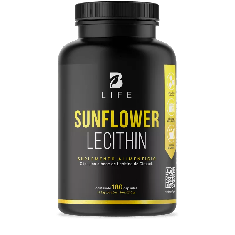 Sunflower Lecithin | Lecitina de Girasol 180 capsulas