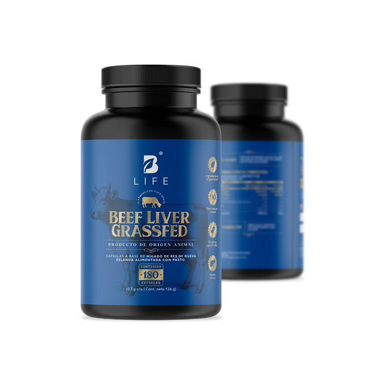 Beef Liver Grassfed | Hígado vacuno 180 CAPSULAS