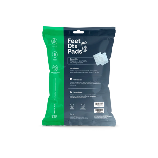 Feet Dtx Pads | Parches Desintoxicantes para Pies 40 pares